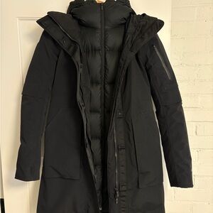 Lululemon Black Puffer + Rain Shell Jackets